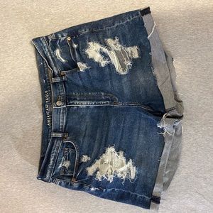American Eagle Distressed Mom Shorts